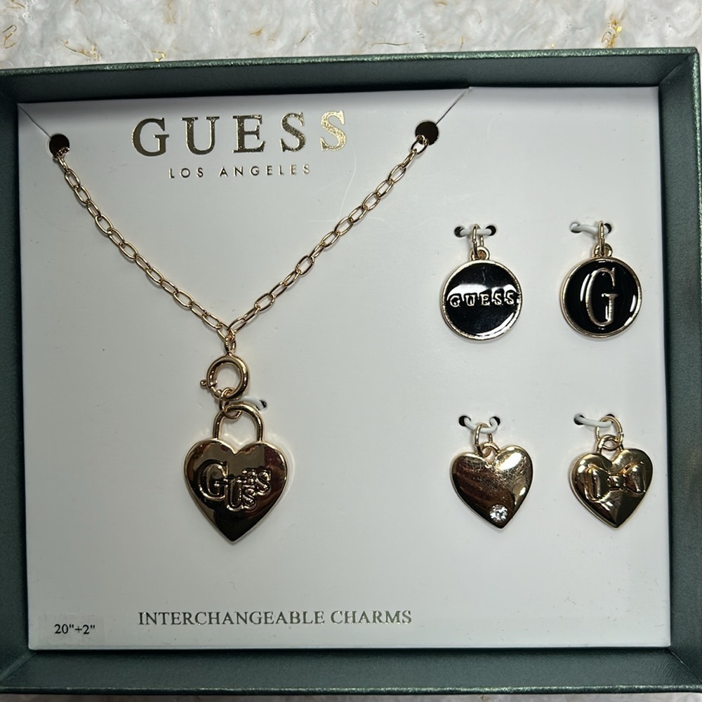 Guess Los Ángeles Interchangeable Charms 20”+2”
